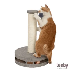 Leeby Gonzalo arranhador com brinquedo e bola para gatos
