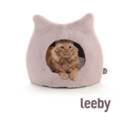 Leeby Igloo Anti Stress Rosa para gatos