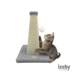 Leeby Katya pirâmide arranhadora com brinquedo para gatinhos