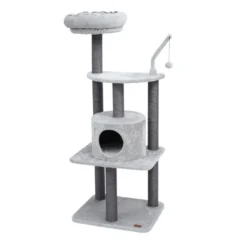 Leeby Kenzo árvore arranhadora com cama para gatos