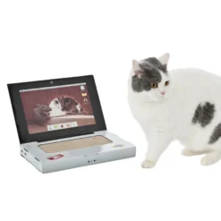 Leeby Lola arranhador de cartão em forma de portátil para gatos