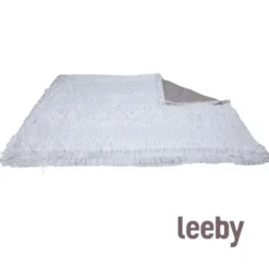 Leeby Manta Anti Stress Suave Cinzenta para cães