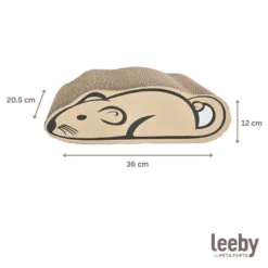 Leeby Miaou tábua arranhadora de cartão para gatos