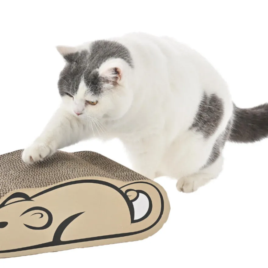 Leeby Miaou tábua arranhadora de cartão para gatos