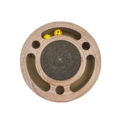 Leeby Pelusa arranhador com brinquedo para gatos