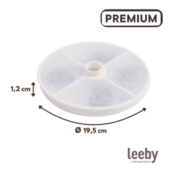 Leeby Recarga de filtro para bebedouro de gatos