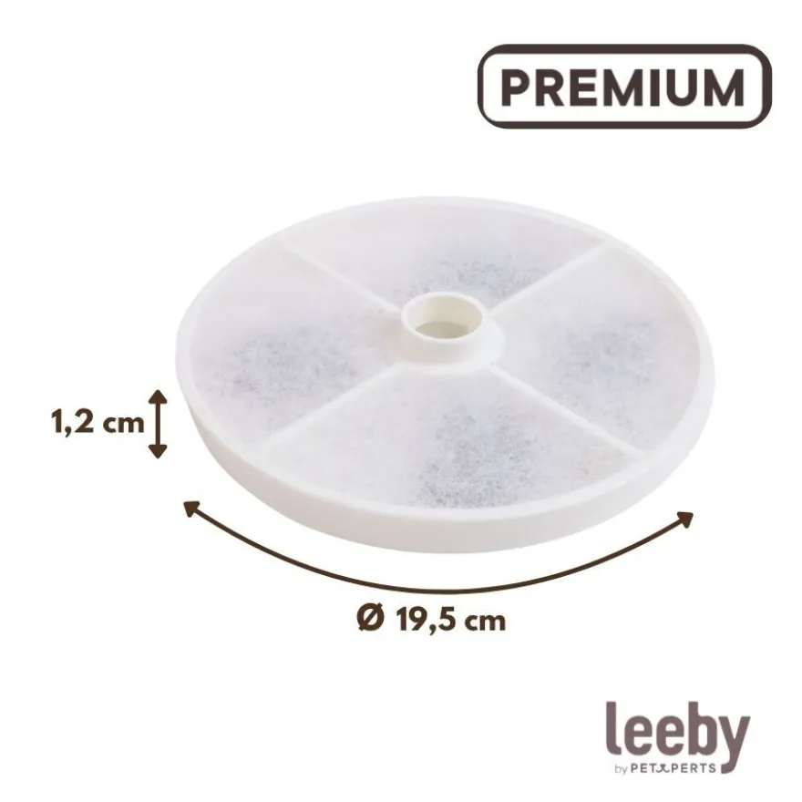 Leeby Recarga de filtro para bebedouro de gatos