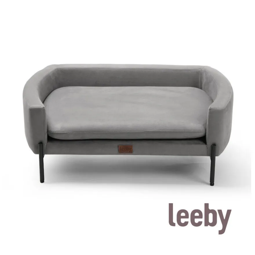 Leeby Sofá cinza para cães