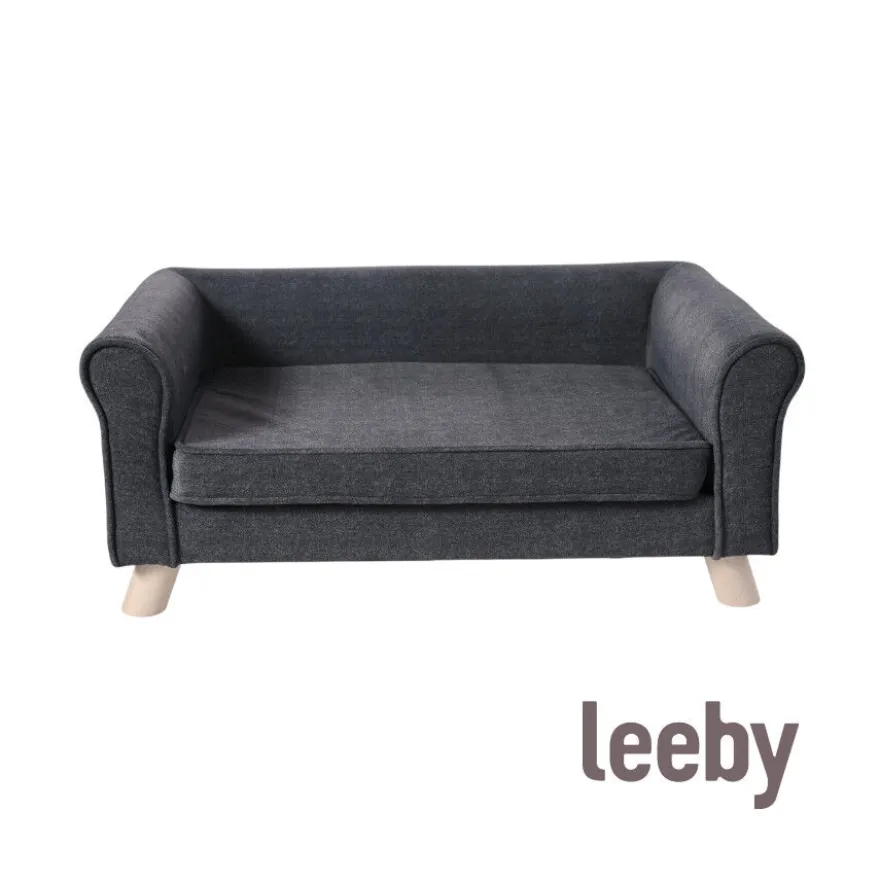 Leeby Sofá cinza para cães