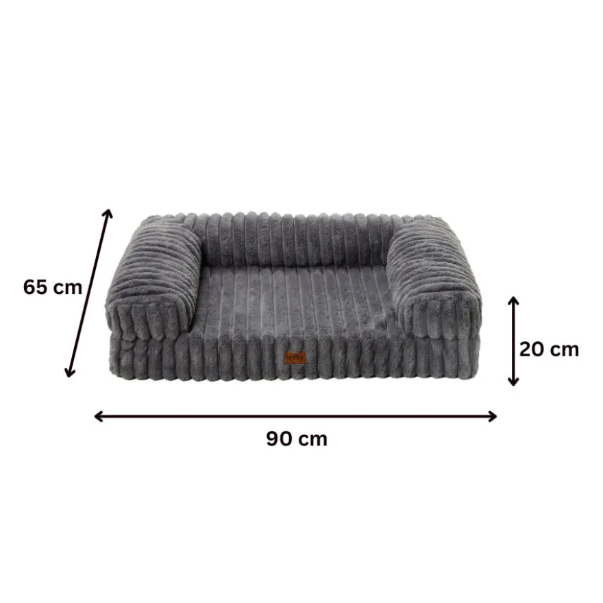 Leeby Sofá Cinzento para cães