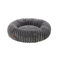 Leeby Sofá Donut em Bombazine Cinzento para cães