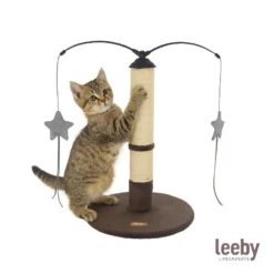 Leeby Sol arranhador de sisal para gatos