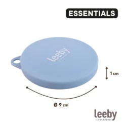 Leeby Tampa para Comedouro Azul para cães e gatos