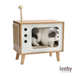 Leeby Thierre TV cama nido arranhador para gatos