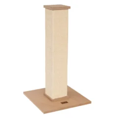 Leeby Vida arranhador de sisal quadrado para gatos