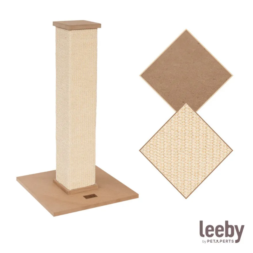 Leeby Vida arranhador de sisal quadrado para gatos