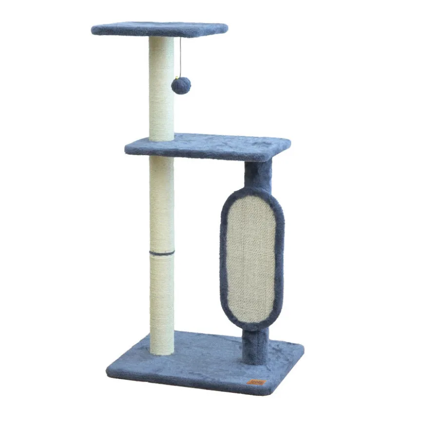 Leeby Voltaire torre arranhadora com brinquedo para gatos