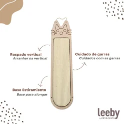 Leeby Wilki arranhador de parede para gatos