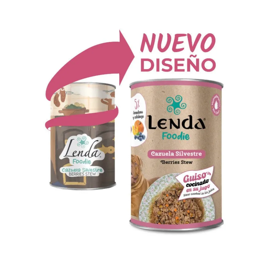 Lenda Casserole Selvagem lata para cães