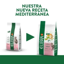 Libra Adult Salmão e Arroz ração para gatos