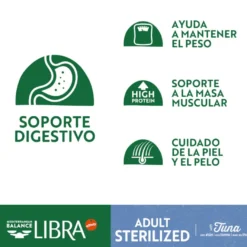 Libra Adult Sterilized Atum ração para gatos