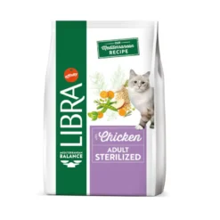 Libra Adult Sterilized Frango ração para gatos