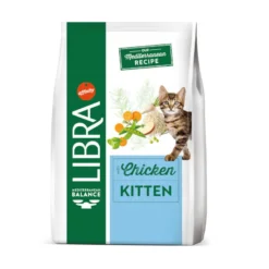 Libra Kitten Frango ração para gatos