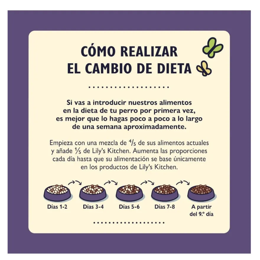 Lily's Kitchen Adult +8 Pure e Truta ração para cães
