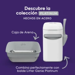 Litter Genie Caixa de Areia LitterLocker Platinum para gatos