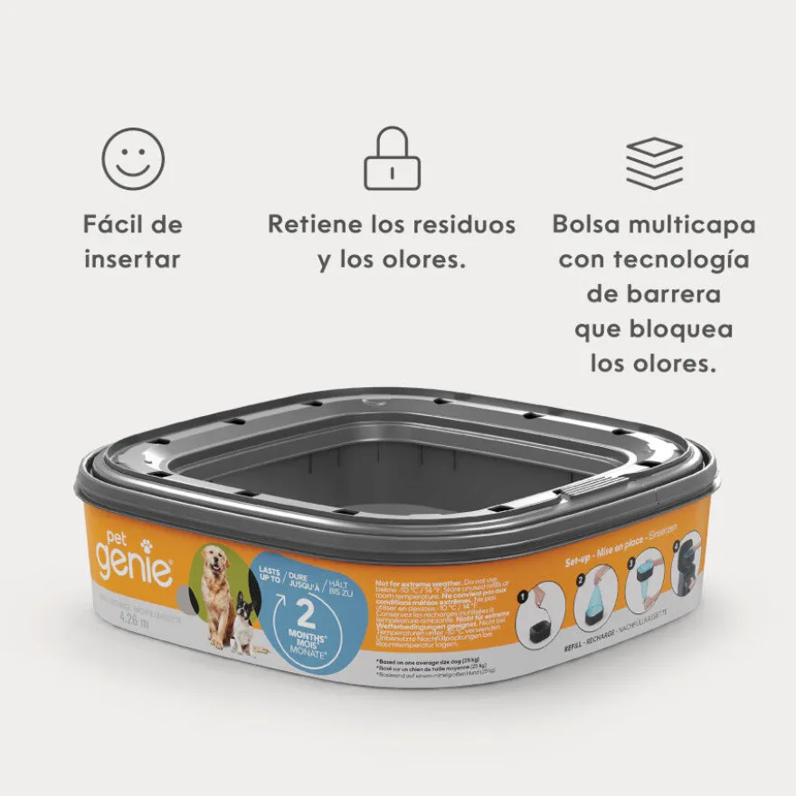 Litter Genie Películas de Recarga para Excrementos de cães