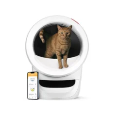 Litter-Robot Caixa de Areia Automática Branca para gatos