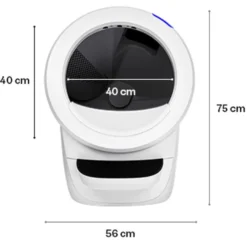 Litter-Robot Caixa de Areia Automática Branca para gatos