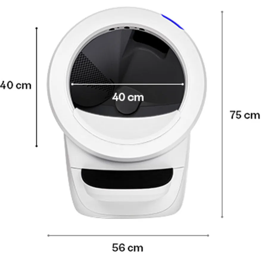 Litter-Robot Caixa de Areia Automática Branca para gatos