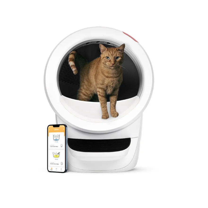 Litter-Robot Caixa de Areia Automática Branca para gatos