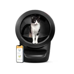 Litter-Robot Caixa de Areia Automática Preta para gatos