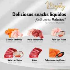 Majesty Snack líquido Mix para gatos