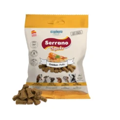 Mediterranean Natural Biscoitos Serrano Snacks de frango para cães