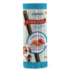 Mediterranean Natural Serrano Barrinhas de Salmão e Atum para cães