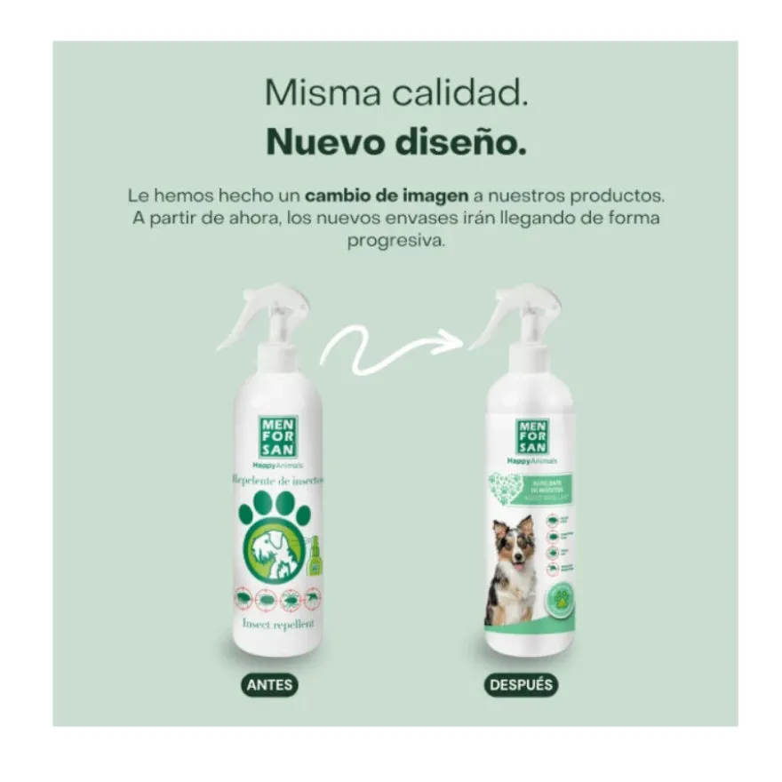 Menforsan Spray Repelente de Insetos Citronela para cães