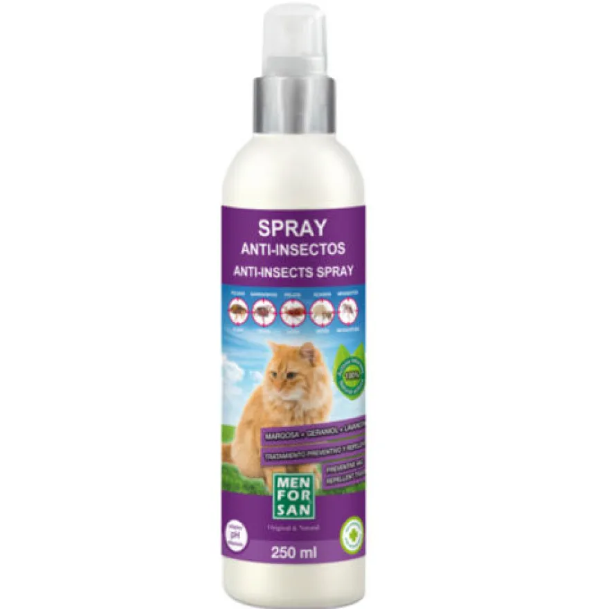 Menforsan Spray repelente de insetos para gatos