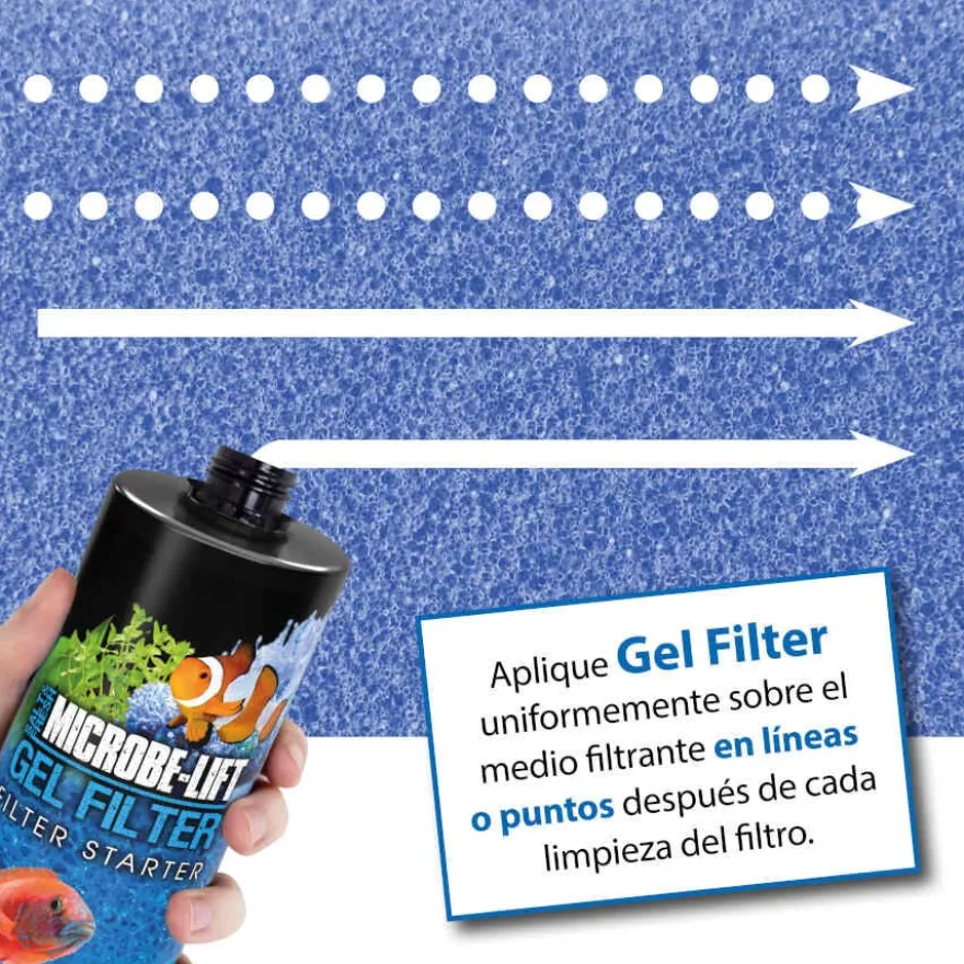 Microbe-Lift Filtro de gel de elevação de micróbio para aquário