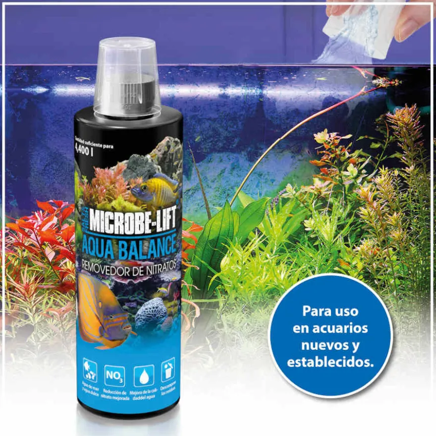 Microbe-Lift Removedor de nitrato Microbe Lift Aqua Balance para aquários