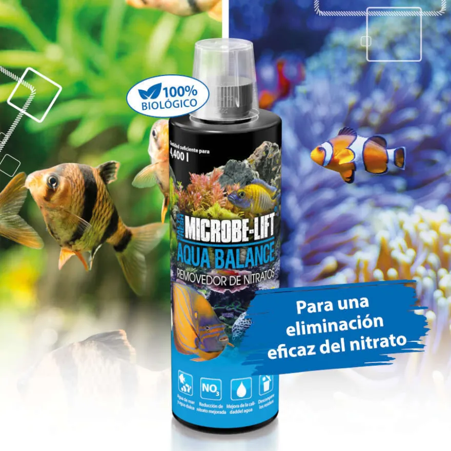 Microbe-Lift Removedor de nitrato Microbe Lift Aqua Balance para aquários
