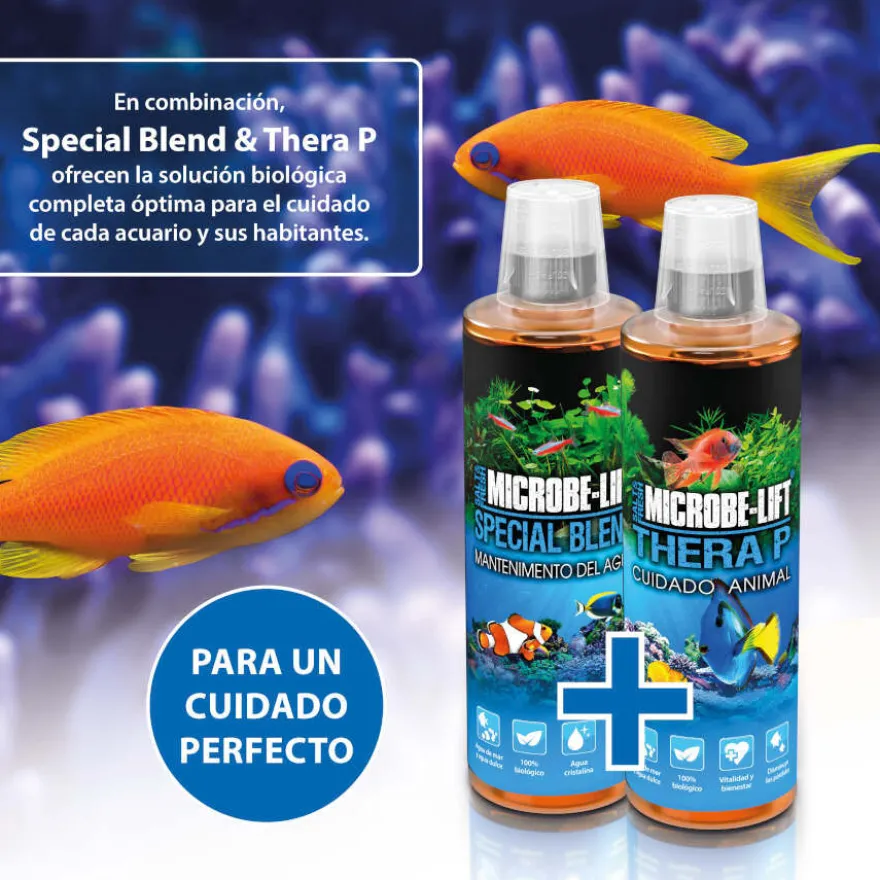 Microbe-Lift Thera P Animal Care Tratamento de bactérias para peixes