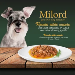 Milord Adult Carne e Vegetais Saqueta em molho para cães