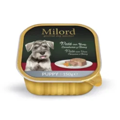 Milord Puppy Boi, Cenouras e Arroz em patê terrina