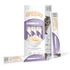 M-Pets Creamy Ageing 6+ Snack de Pato e Atum para gatos sénior