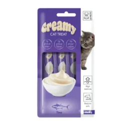 M-Pets Creamy Snack de Atum e Frango para gatos