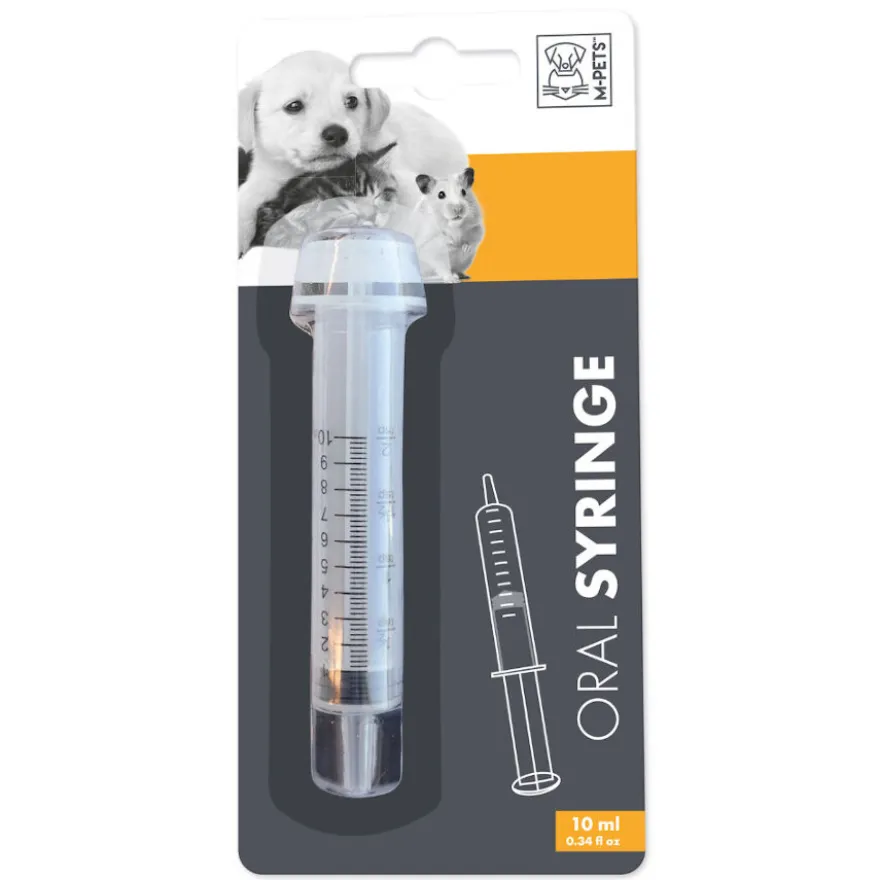 M-Pets Seringa Oral de 10ml para cães e gatos