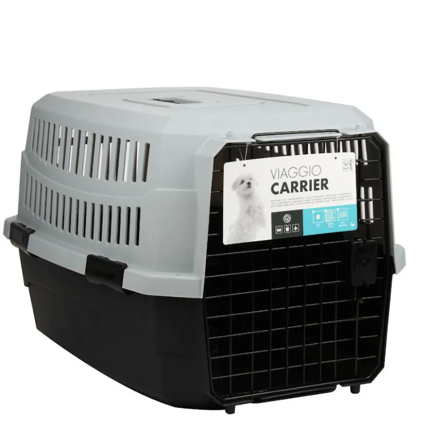 M-Pets VIAGGIO Transportadora Cinzenta para cães